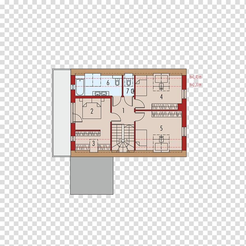 Floor plan House Building Attic Square meter, plots transparent background PNG clipart