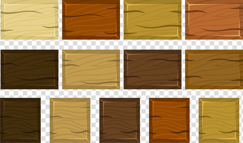 Plank Cartoon Wood Illustration, Wood flooring samples transparent background PNG clipart