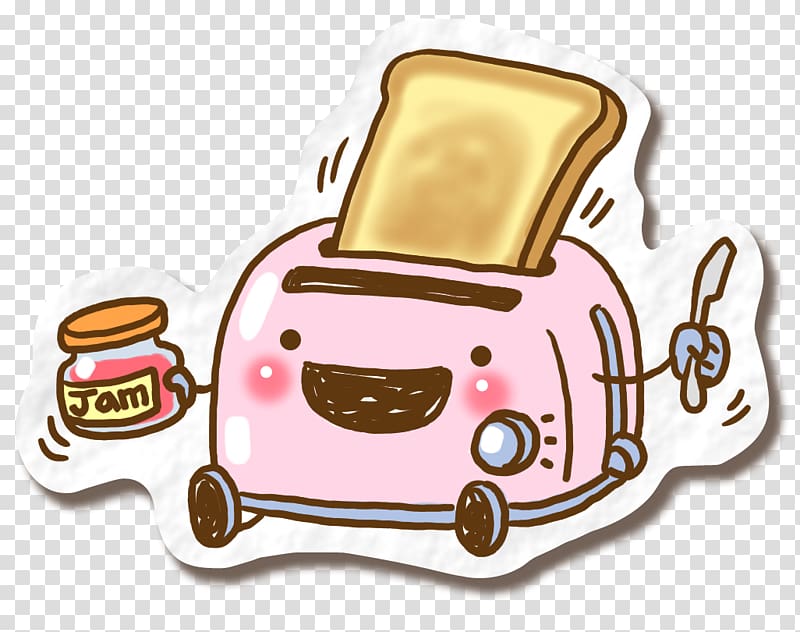 toast and jam clipart