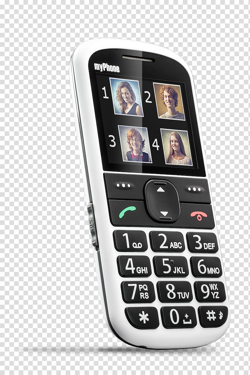 Feature phone MyPhone Halo 2 Telephone Numeric Keypads, white halo transparent background PNG clipart