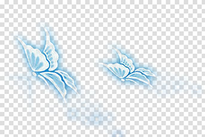 Butterfly Blue Cartoon, Blue Butterfly Dream Star transparent background PNG clipart