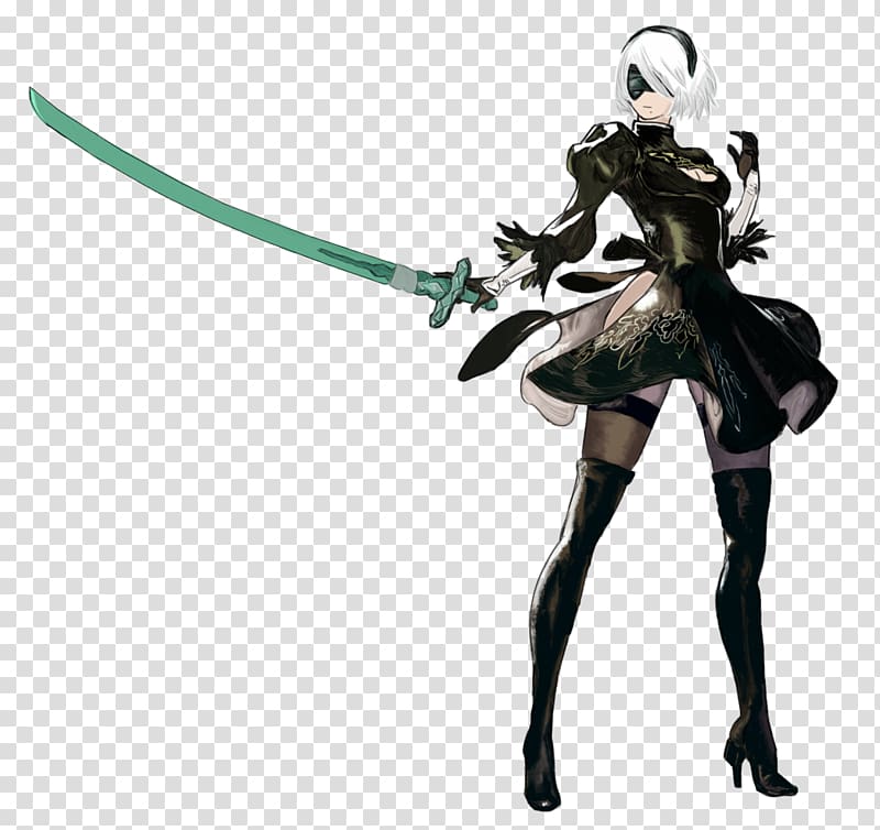 Nier: Automata Video game Xbox One Bayonetta, shading background transparent background PNG clipart