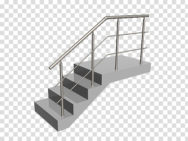 Stairs Stainless steel Guard rail Handrail, stairs transparent background PNG clipart