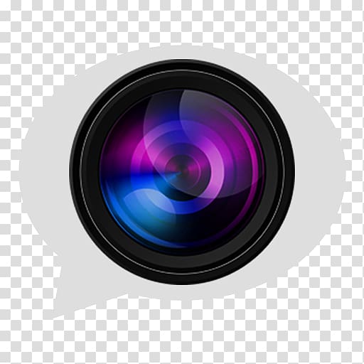 camera lens logo, cameras & optics lens, App Facetime transparent background PNG clipart