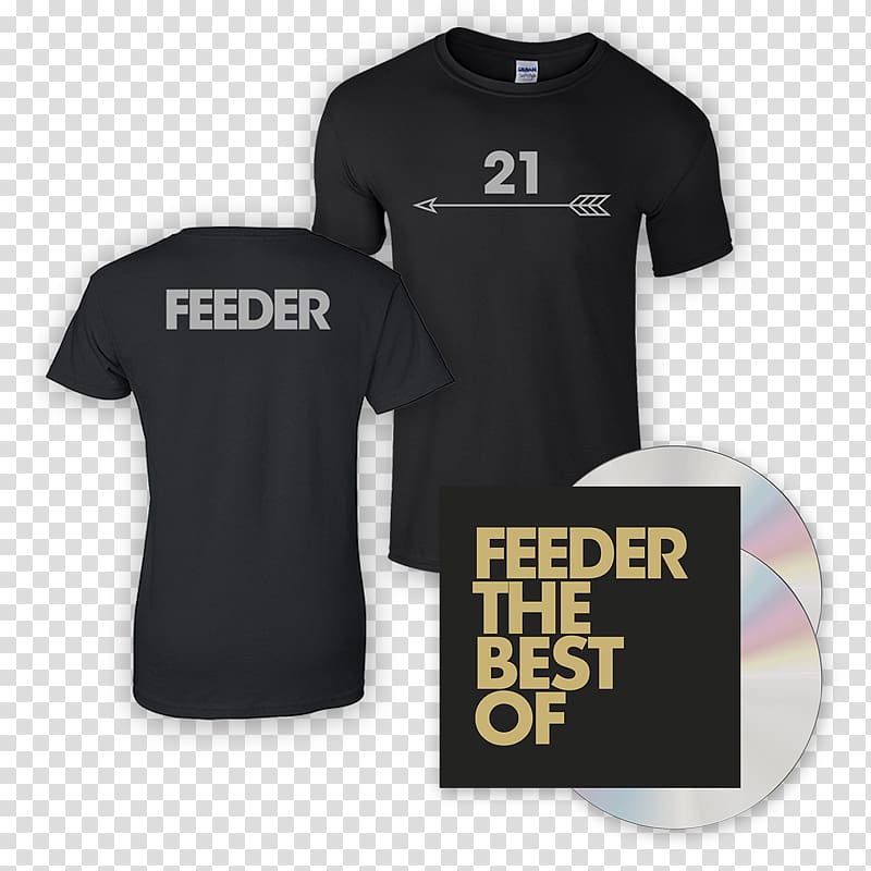 T-shirt The Best of Feeder / Arrow The Best of Feeder / Arrow Album, T-shirt transparent background PNG clipart