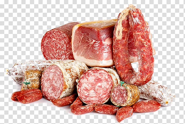 Ham Sausage Meat Food Charcuterie, ham transparent background PNG clipart
