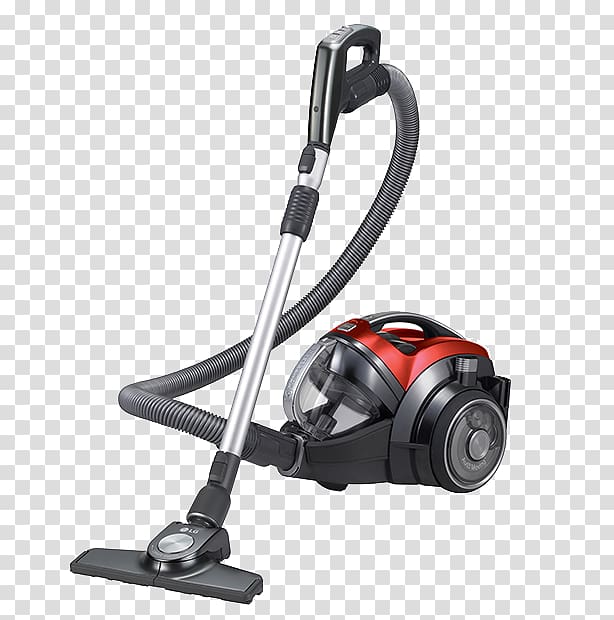 Vacuum cleaner LG Corp Cordless Cleanliness, LG horizontal red vacuum cleaner transparent background PNG clipart