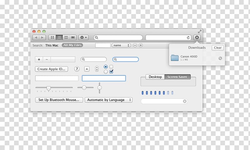 Web browser Mac OS X Lion Apple Icon, Web Design gray base element transparent background PNG clipart