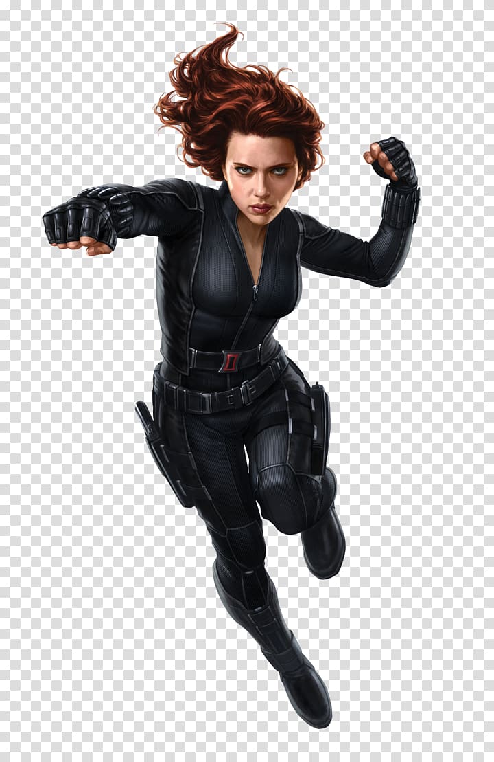 Black Widow, Black Widow Captain America Thor The Avengers Scarlett Johansson, Black Widow transparent background PNG clipart
