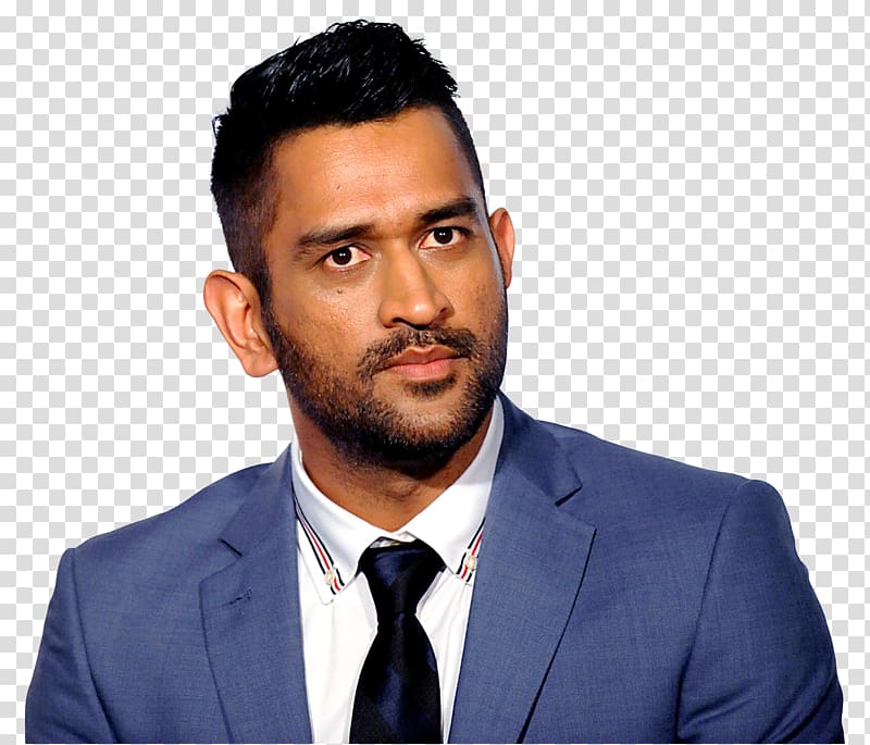 man in blue suit jacket, MS Dhoni Chennai Super Kings India national cricket team Indian Premier League Rising Pune Supergiant, Dhoni transparent background PNG clipart