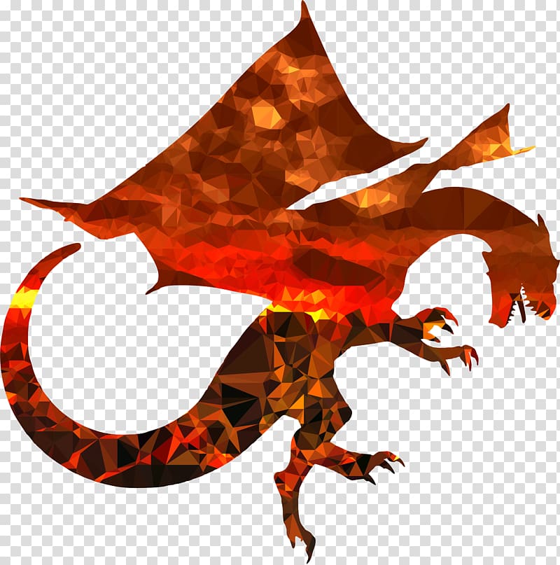 Dragon Silhouette , Magma transparent background PNG clipart