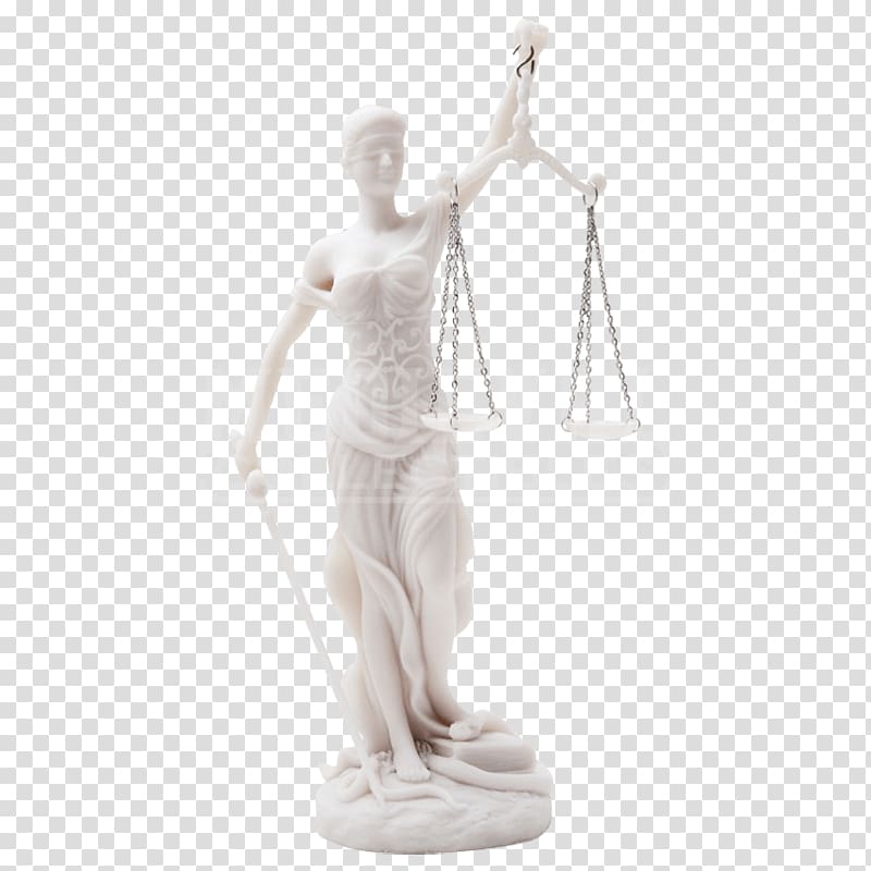 Figurine Lady Justice Statue Classical sculpture, Lady Justice transparent background PNG clipart