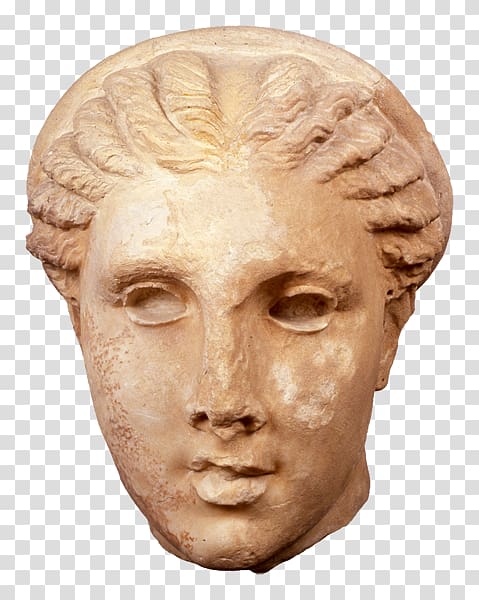 Lycosura Damophon Artemis Demeter National Archaeological Museum, Athens, roman statue head transparent background PNG clipart
