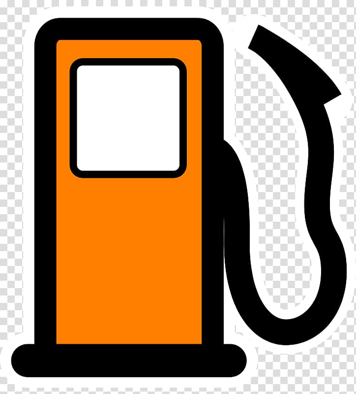 Filling station Fuel dispenser Gasoline Pump , Orange cartoon