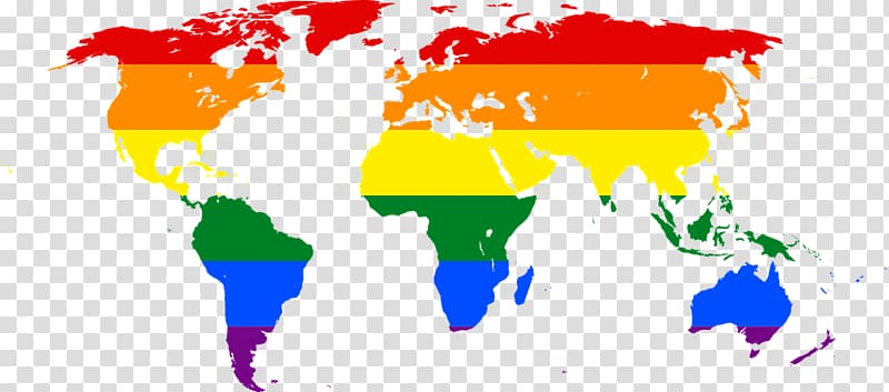 United States World map LGBT Rainbow flag, Multicolored map transparent background PNG clipart