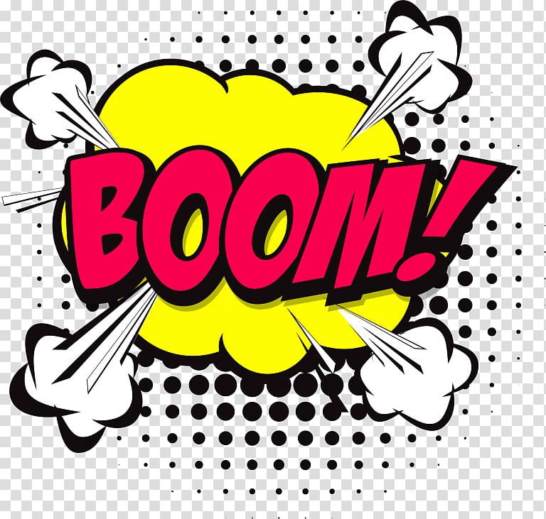 boom! text illustration, Speech balloon Comics , others transparent background PNG clipart