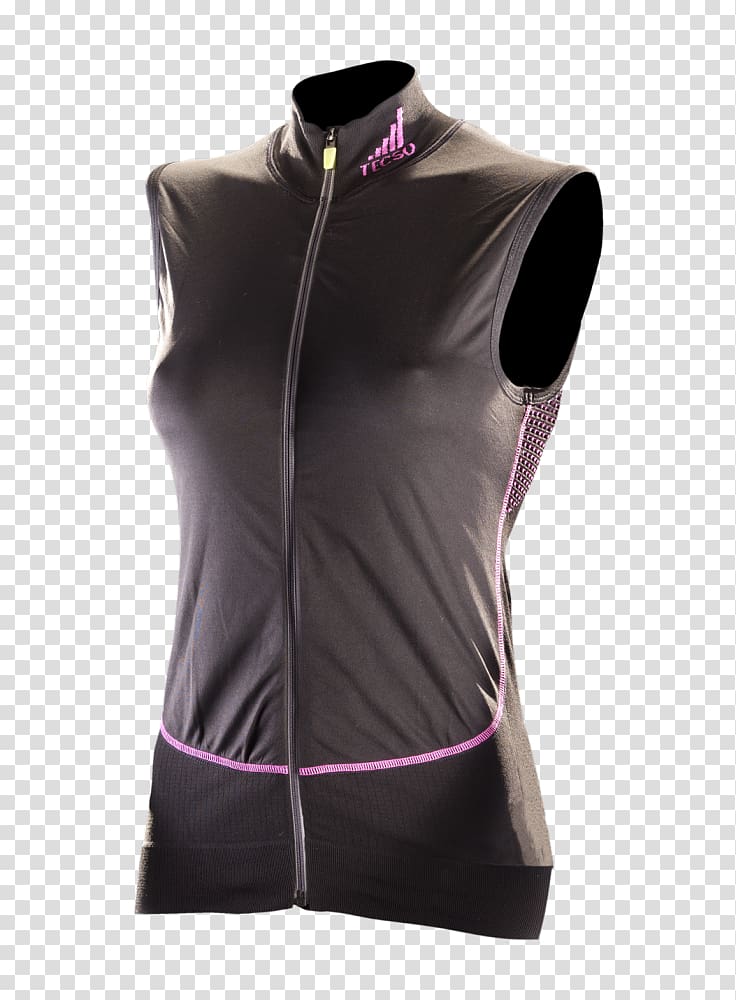 Gilets Sleeveless shirt Shoulder Sportswear, freddo transparent background PNG clipart