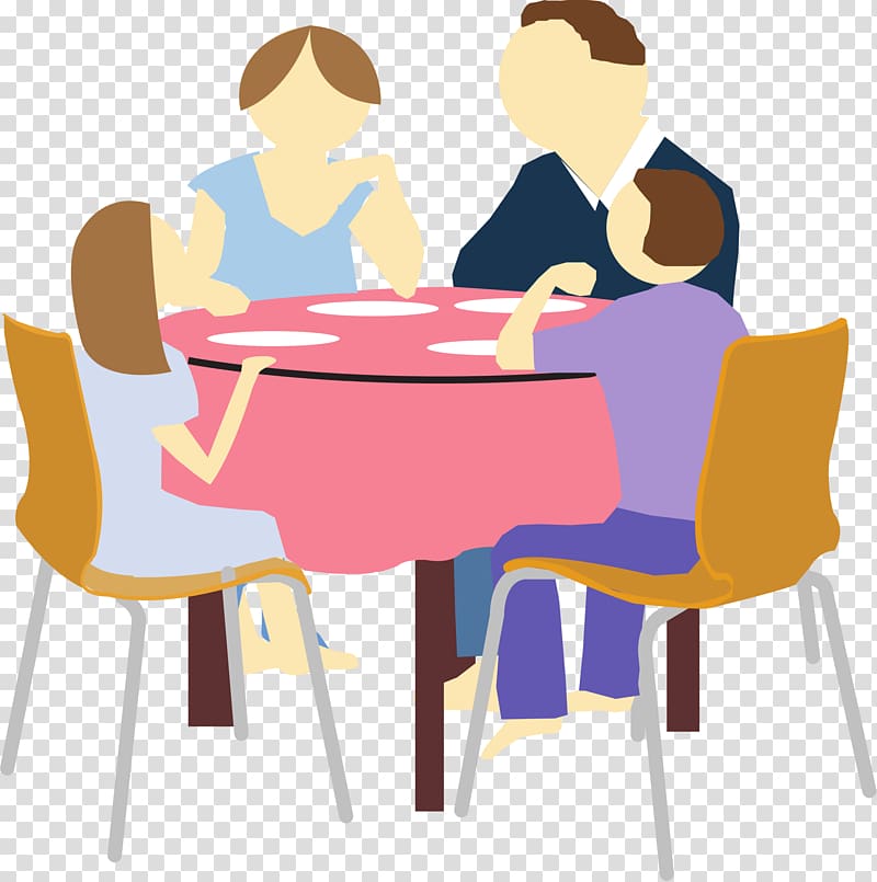 Eating Family Dinner , Eating transparent background PNG clipart