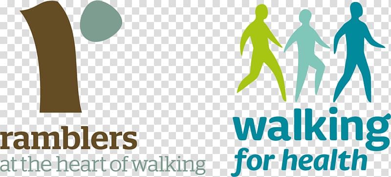 Logo Walking The Ramblers Brand Health, friendly conversations tone transparent background PNG clipart