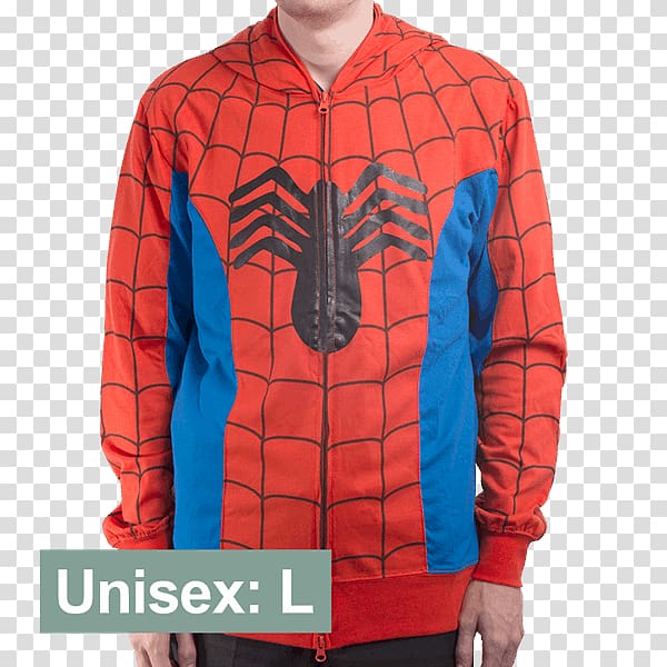 Hoodie Spider-Man Sweater Unisex ZiNG Pop Culture Australia, Spiderman eb transparent background PNG clipart