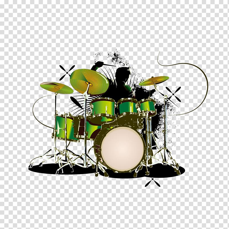 Drummer Drums, Ink drums transparent background PNG clipart