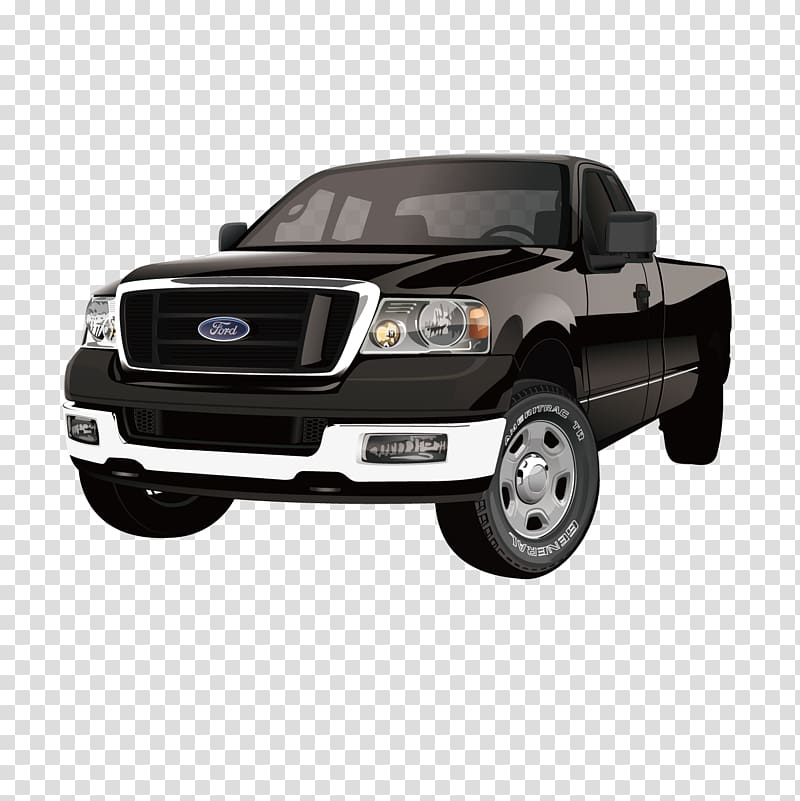 West Haven 2004 Ford F-150 2009 Ford F-150 2005 Ford F-150 FX4 Pickup truck, Black car transparent background PNG clipart