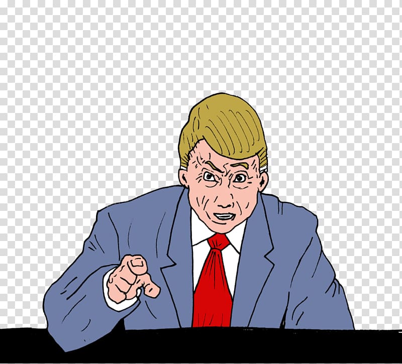 Donald Trump Cartoon Comics Comic strip, donald trump transparent background PNG clipart