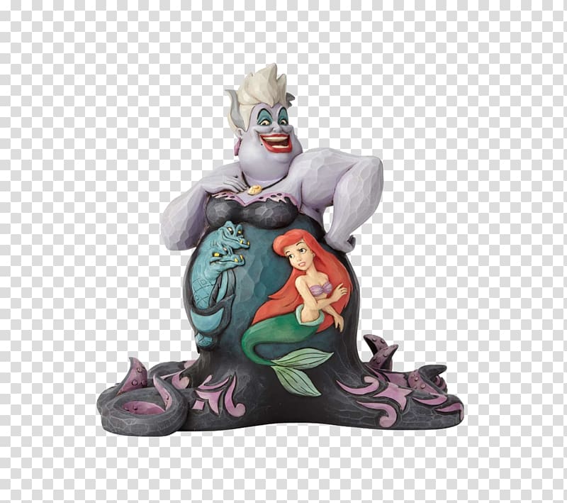 Ursula Ariel Figurine Villain Collectable, ariel ursula transparent background PNG clipart