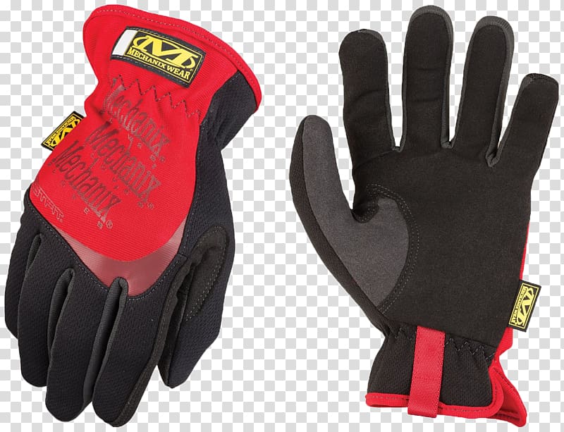 Mechanix Wear Glove Red High-visibility clothing, Red gloves transparent background PNG clipart