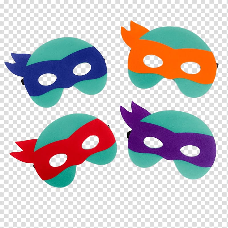 Mask Teenage Mutant Ninja Turtles Leonardo Raphael, mask transparent background PNG clipart