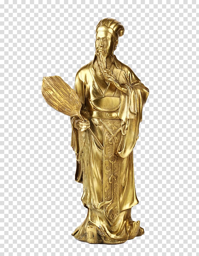 u5175u5e05u5947u7565: u8bf8u845bu4eaeu5175u6cd5 Three Kingdoms Statue u519bu5e08, Three military adviser Zhuge Liang transparent background PNG clipart