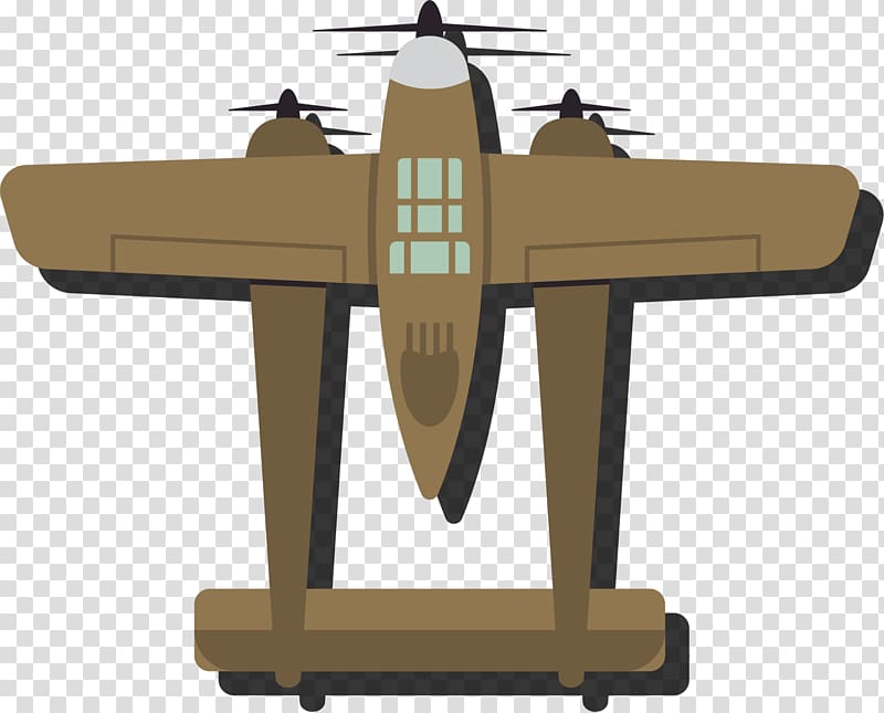 Airplane Military aircraft Bomber, Cartoon military aircraft transparent background PNG clipart