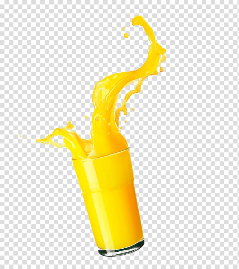 cup orange juice effect transparent background PNG clipart