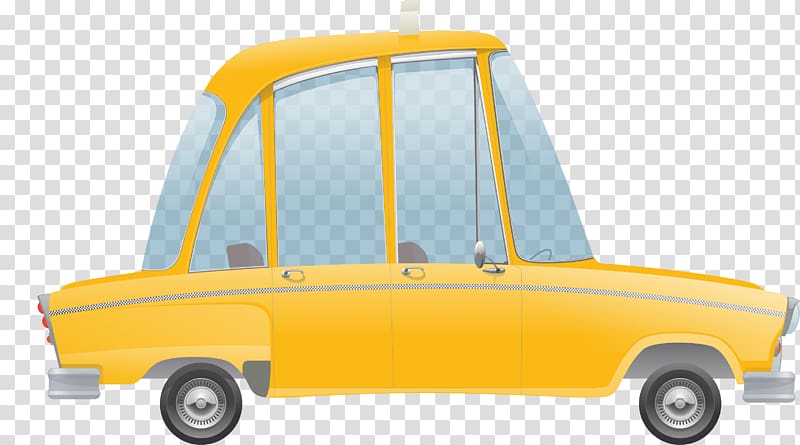 Car Yellow Train, hand painted yellow car transparent background PNG clipart