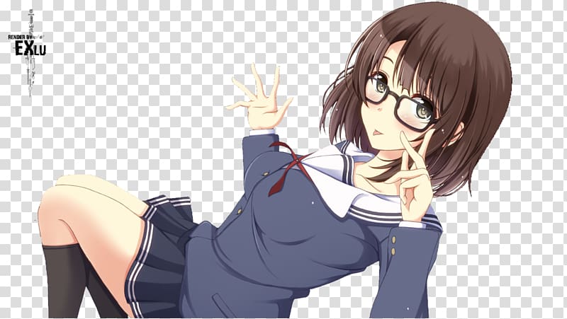 Saekano: How to Raise a Boring Girlfriend Anime Desktop Asuna, Anime transparent background PNG clipart