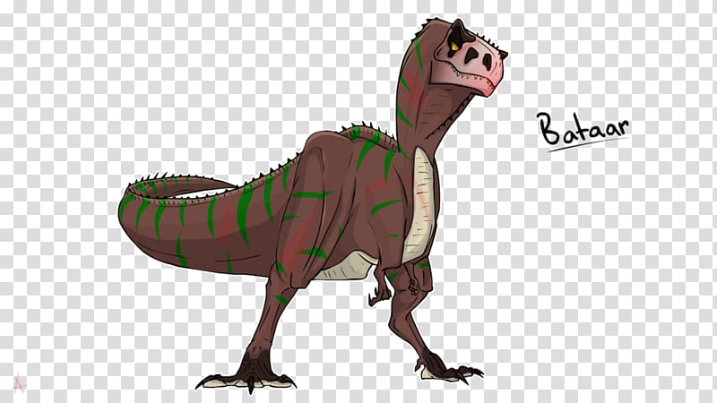 Tyrannosaurus Tarbosaurus Velociraptor Dinosaur Art, Tarbosaurus transparent background PNG clipart