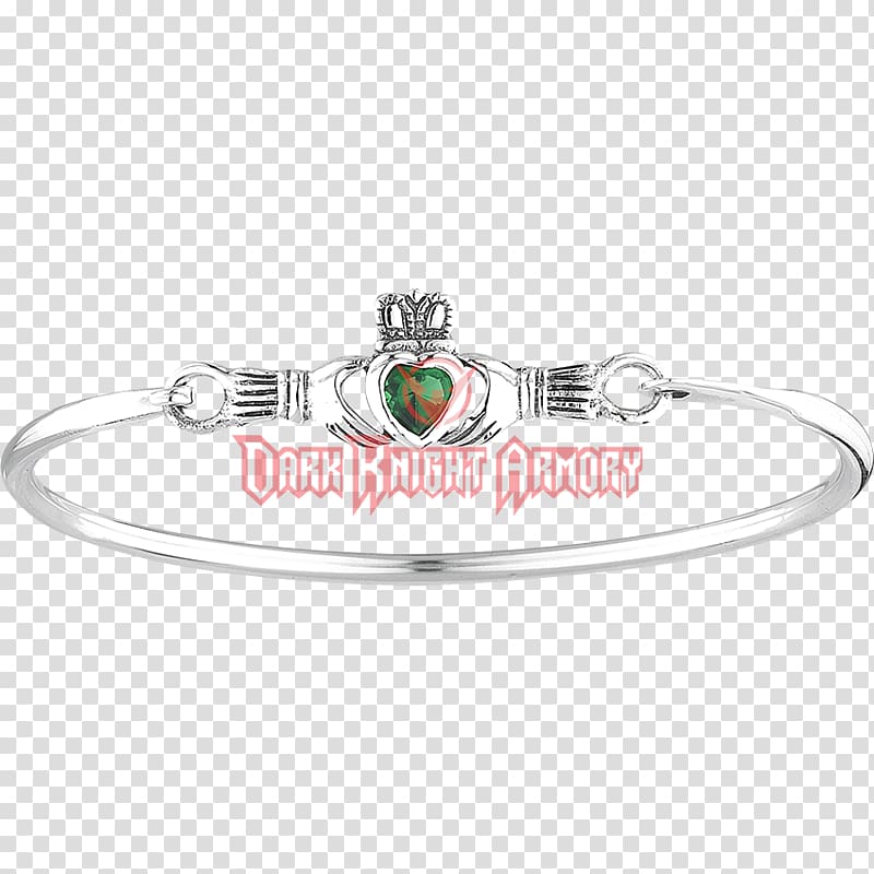 Bracelet Bangle Silver Jewellery Claddagh ring, silver transparent background PNG clipart
