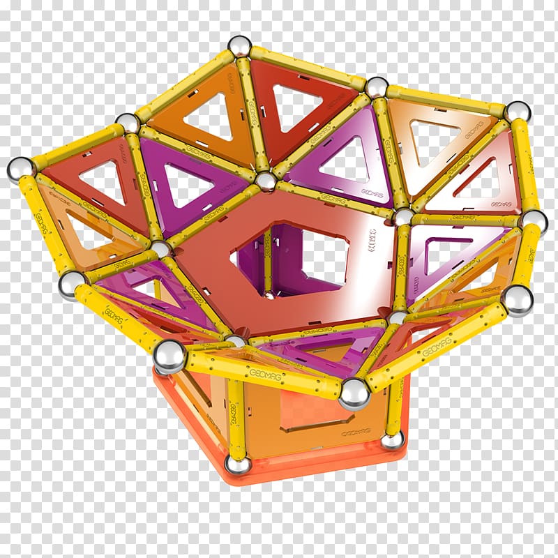 Geomag Construction set Toy block Building, geom transparent background PNG clipart