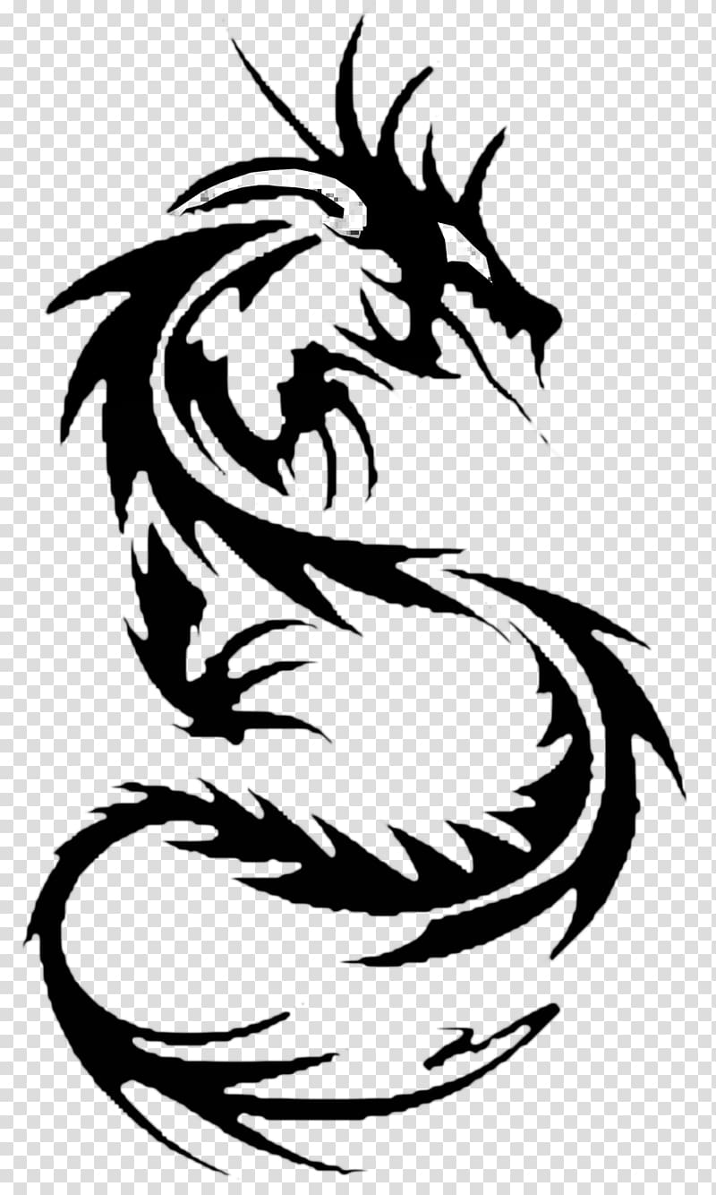 Chinese dragon Wall decal Art , tattoo transparent background PNG clipart