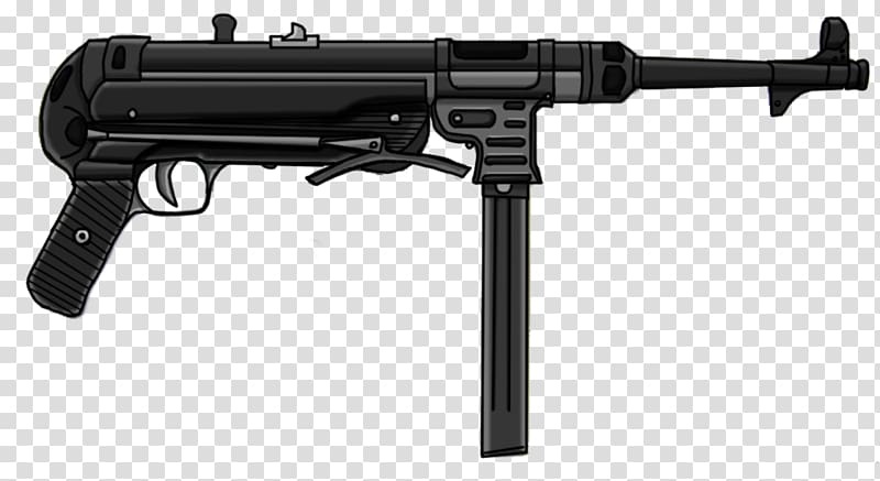 Second World War MP 40 Submachine gun Call of Duty: WWII, machine gun transparent background PNG clipart