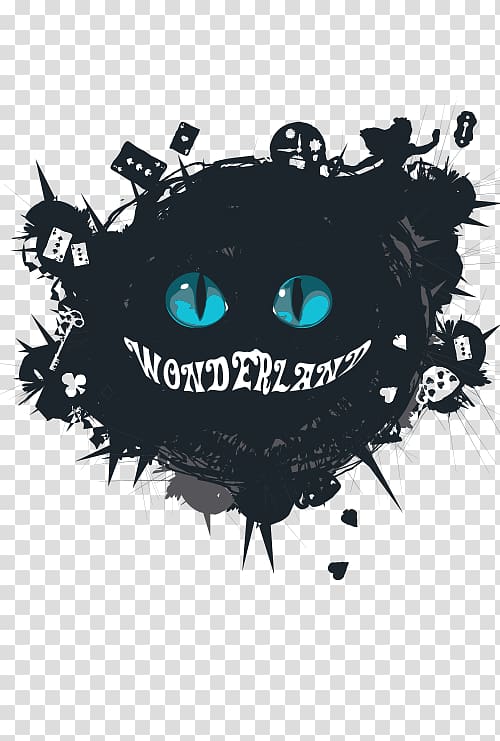 Cheshire cat, Alice in Wonderland Alice\'s Adventures in Wonderland Cheshire Cat T-shirt, alice in wonderland transparent background PNG clipart