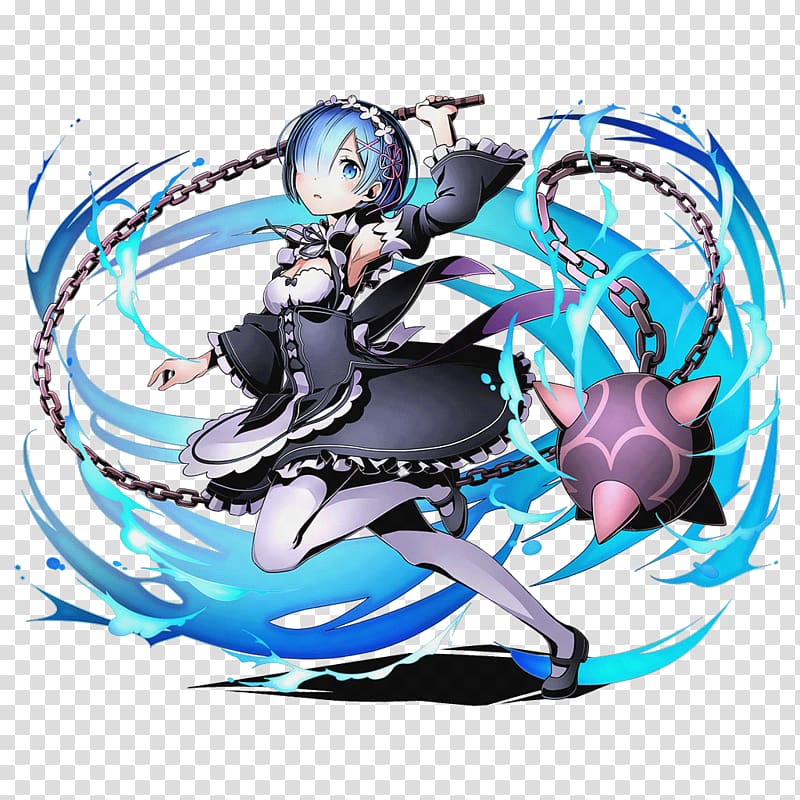 Divine Gate Re:Zero − Starting Life in Another World Anime Desktop 雷姆, Anime transparent background PNG clipart