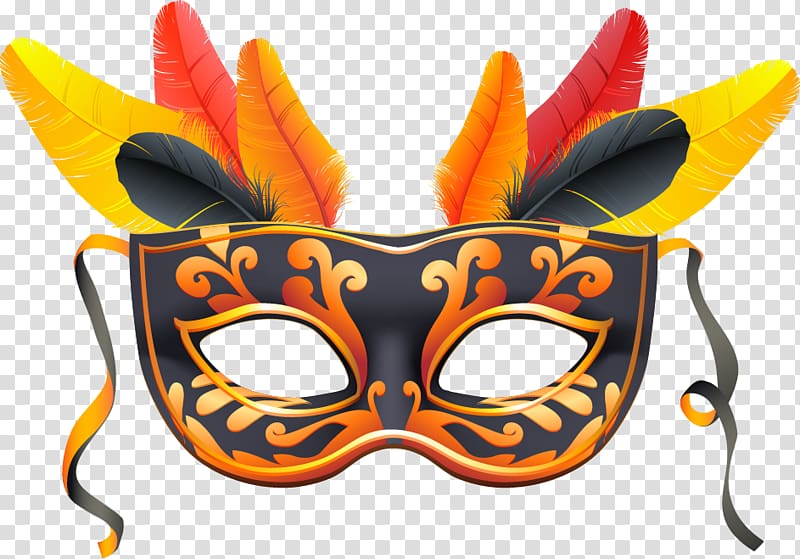 Brazilian Carnival Carnival in Rio de Janeiro Mask, Exquisite dance mask transparent background PNG clipart