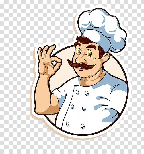 chef illustration, Chef\'s uniform , chef cooking transparent background PNG clipart