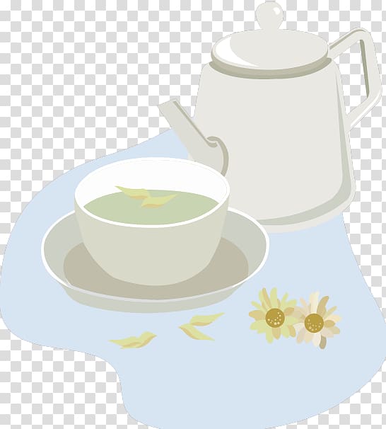 Earl Grey tea Coffee cup Teapot Teacup, White teapot and teacup child transparent background PNG clipart