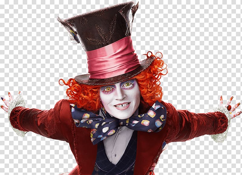 Alice Through the Looking Glass The Mad Hatter Johnny Depp Alice: Madness Returns, mad transparent background PNG clipart