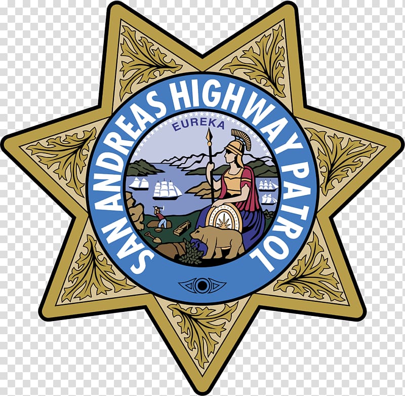 California Highway Patrol State highways in California Police Badge, officers transparent background PNG clipart