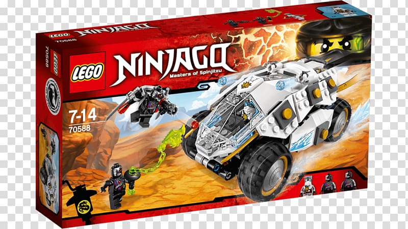 Amazon.com Lego Ninjago LEGO 70588 NINJAGO Titanium Ninja Tumbler The Titanium Ninja, toy transparent background PNG clipart