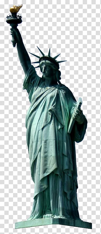 Statue of Liberty Ellis Island Monument, statue of liberty transparent background PNG clipart