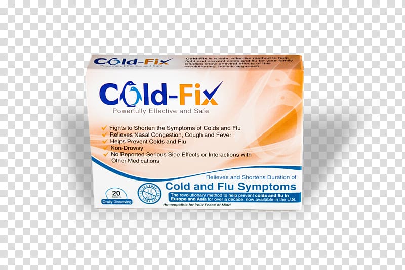 Common cold COLD-FX Influenza treatment Therapy, Relieving Cough And Resolving Phlegm transparent background PNG clipart